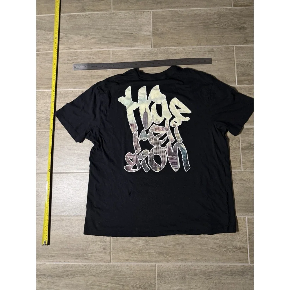 True Religion Print Black T-Shirt Short Sleeve Size‎ Large